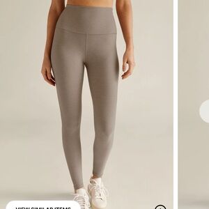 Beyond Yoga Taupe Leggings
